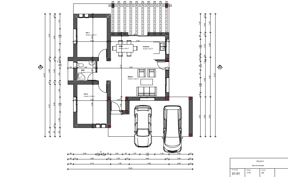 Projet Villa 3-2